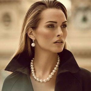 FERNANDO STYLE Authentic 14mm Pearl Necklace